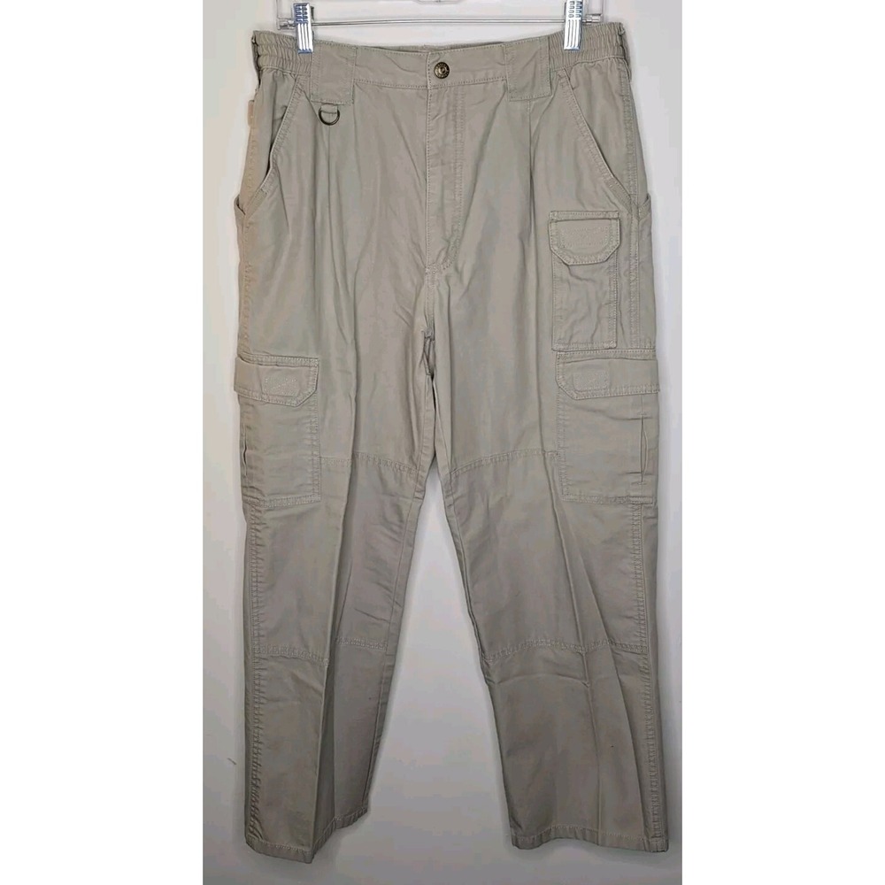 511 Tactical Pants Mens 34x30 Khaki Cargo Relaxed Fit Straight 100% Cotton Twill